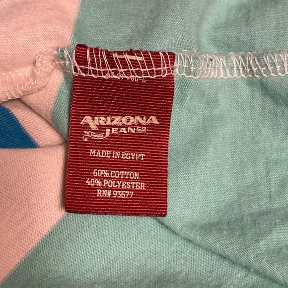 Arizona Jean Company Multicolor Striped Kids Tank Top - Picture 4 of 5